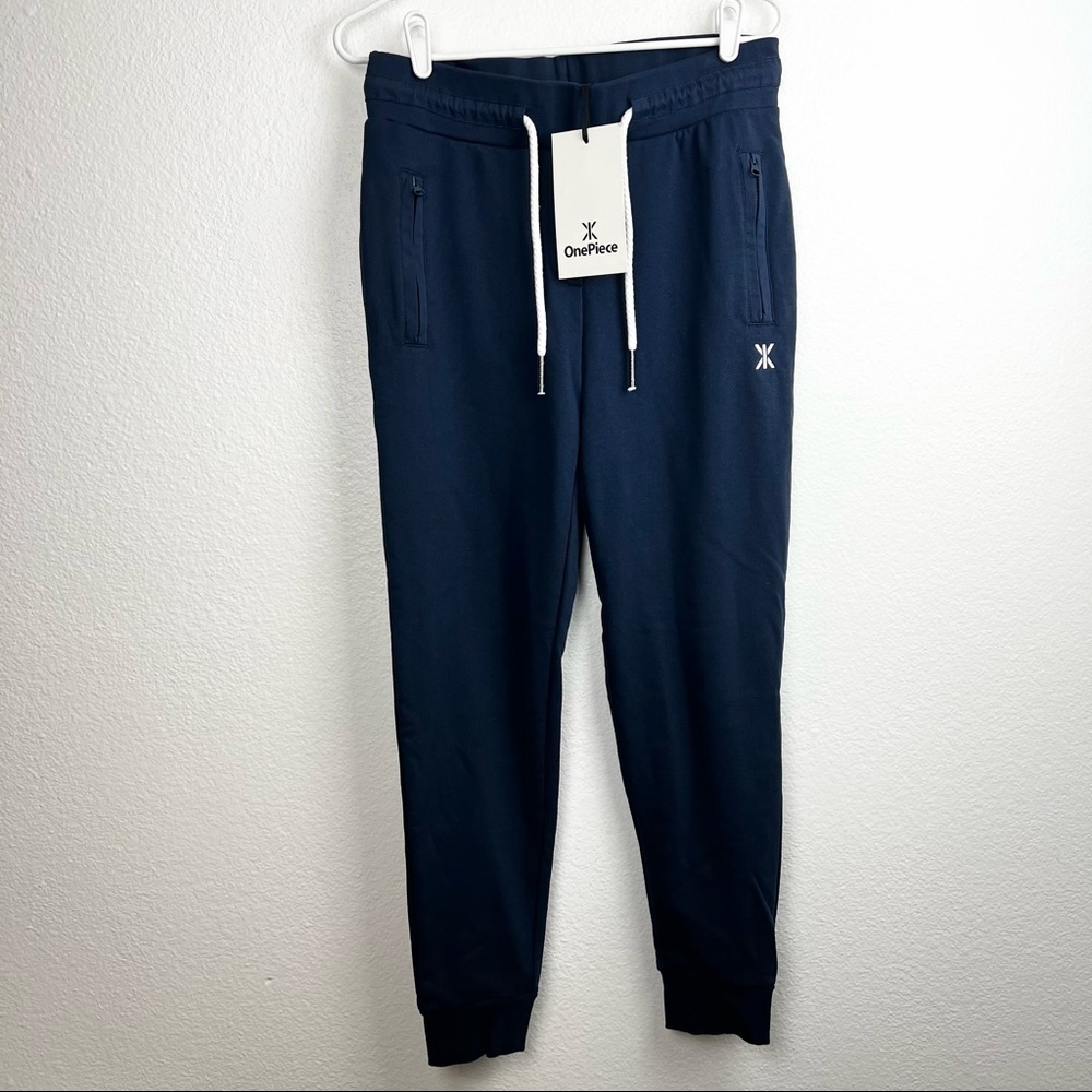ONEPIECE Navy Blue Jogger Pants, Size Small, NWT!